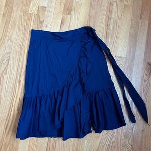 Loft wrap skirt (blue)